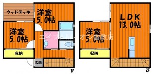 ユニキューブ　北棟の物件間取画像